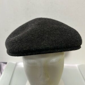 Scala Classico Newsboy Cabbie  Hat Large Wool black Excellent Condition Italy